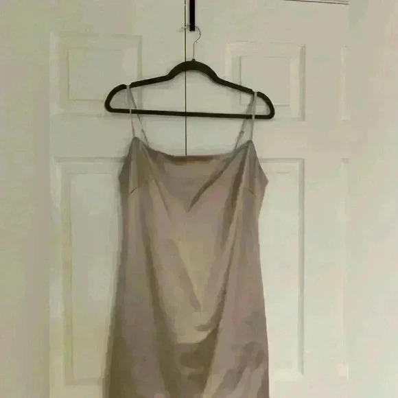 NWOT TEN BY BABATON THE PASSION SLIP DRESS SIZE 10 NUDE  TAUPE - Picture 6 of 10